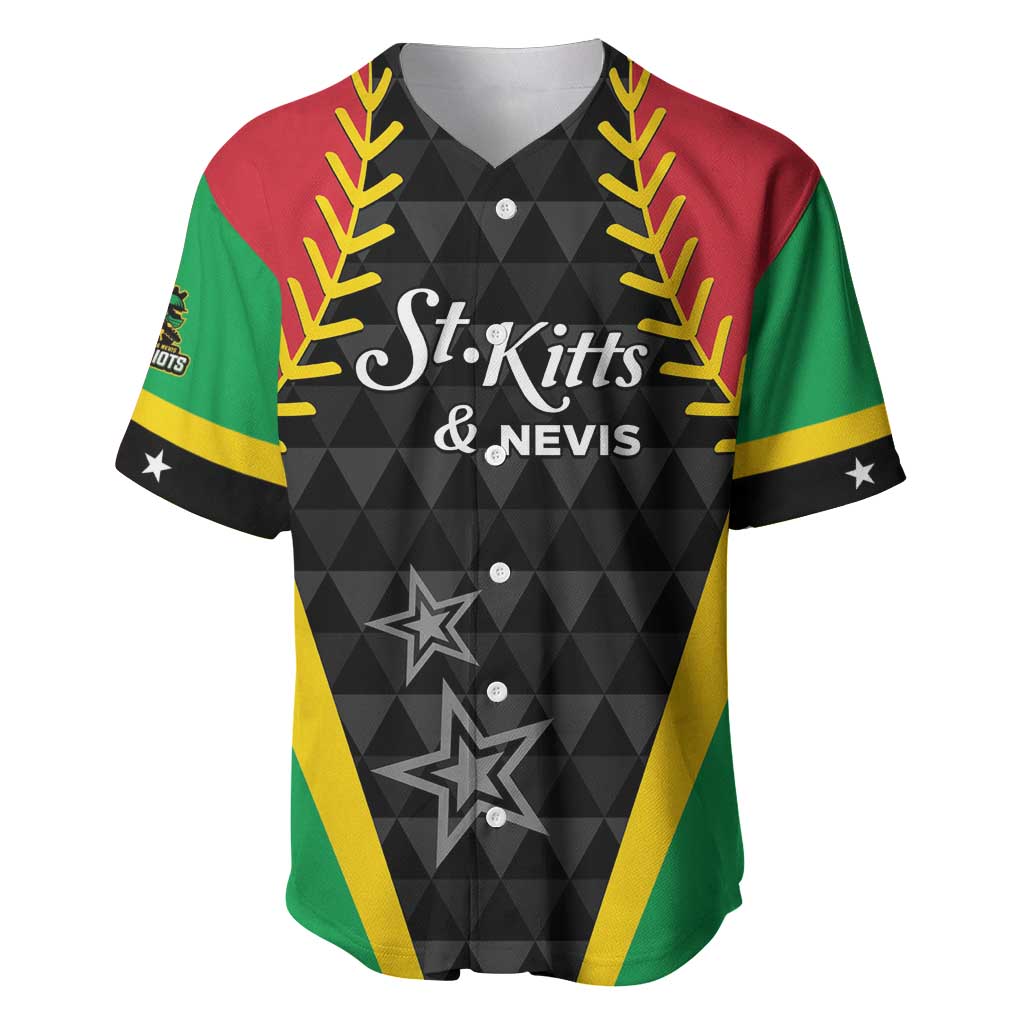 Custom Saint Kitts and Nevis Cricket Patriots Baseball Jersey St Kitts Nevis in Our Blood - Wonder Print Shop