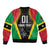 Custom Saint Kitts and Nevis Cricket Patriots Bomber Jacket St Kitts Nevis in Our Blood - Wonder Print Shop