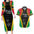 Custom Saint Kitts and Nevis Cricket Patriots Couples Matching Long Sleeve Bodycon Dress and Hawaiian Shirt St Kitts Nevis in Our Blood - Wonder Print Shop