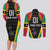 Custom Saint Kitts and Nevis Cricket Patriots Couples Matching Long Sleeve Bodycon Dress and Long Sleeve Button Shirt St Kitts Nevis in Our Blood - Wonder Print Shop