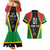 Custom Saint Kitts and Nevis Cricket Patriots Couples Matching Mermaid Dress and Hawaiian Shirt St Kitts Nevis in Our Blood - Wonder Print Shop