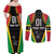 Custom Saint Kitts and Nevis Cricket Patriots Couples Matching Off Shoulder Maxi Dress and Long Sleeve Button Shirt St Kitts Nevis in Our Blood - Wonder Print Shop