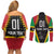 Custom Saint Kitts and Nevis Cricket Patriots Couples Matching Off Shoulder Short Dress and Long Sleeve Button Shirt St Kitts Nevis in Our Blood - Wonder Print Shop