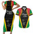 Custom Saint Kitts and Nevis Cricket Patriots Couples Matching Short Sleeve Bodycon Dress and Hawaiian Shirt St Kitts Nevis in Our Blood - Wonder Print Shop