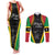 Custom Saint Kitts and Nevis Cricket Patriots Couples Matching Tank Maxi Dress and Long Sleeve Button Shirt St Kitts Nevis in Our Blood - Wonder Print Shop