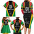 Custom Saint Kitts and Nevis Cricket Patriots Family Matching Long Sleeve Bodycon Dress and Hawaiian Shirt St Kitts Nevis in Our Blood - Wonder Print Shop