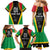 Custom Saint Kitts and Nevis Cricket Patriots Family Matching Mermaid Dress and Hawaiian Shirt St Kitts Nevis in Our Blood - Wonder Print Shop