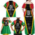 Custom Saint Kitts and Nevis Cricket Patriots Family Matching Off Shoulder Maxi Dress and Hawaiian Shirt St Kitts Nevis in Our Blood - Wonder Print Shop