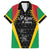 Custom Saint Kitts and Nevis Cricket Patriots Family Matching Short Sleeve Bodycon Dress and Hawaiian Shirt St Kitts Nevis in Our Blood - Wonder Print Shop