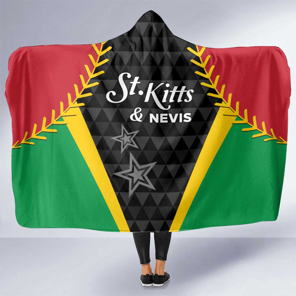 Saint Kitts and Nevis Cricket Patriots Hooded Blanket St Kitts Nevis in Our Blood