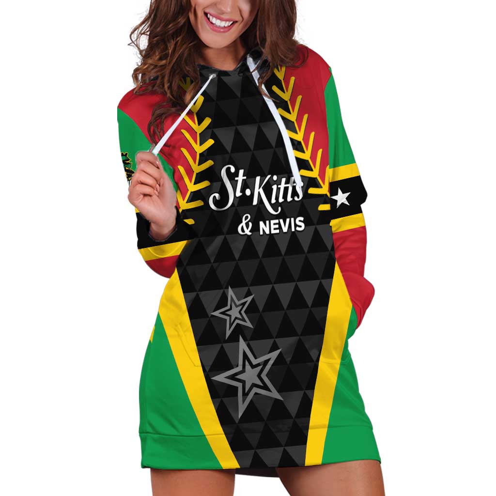 Custom Saint Kitts and Nevis Cricket Patriots Hoodie Dress St Kitts Nevis in Our Blood - Wonder Print Shop