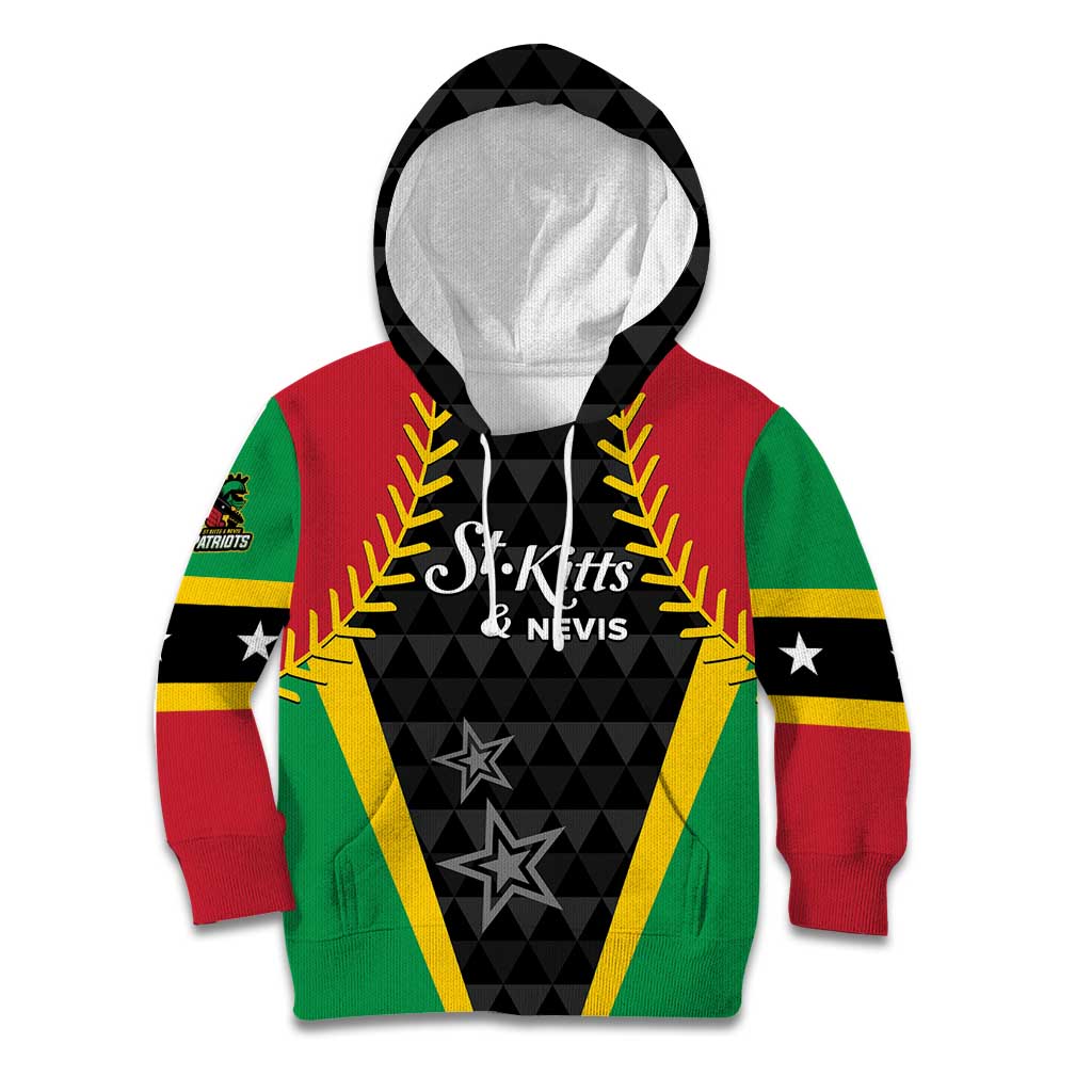 Custom Saint Kitts and Nevis Cricket Patriots Kid Hoodie St Kitts Nevis in Our Blood - Wonder Print Shop