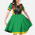 Custom Saint Kitts and Nevis Cricket Patriots Kid Short Sleeve Dress St Kitts Nevis in Our Blood - Wonder Print Shop