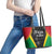 Saint Kitts and Nevis Cricket Patriots Leather Tote Bag St Kitts Nevis in Our Blood - Wonder Print Shop