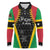 Custom Saint Kitts and Nevis Cricket Patriots Long Sleeve Polo Shirt St Kitts Nevis in Our Blood - Wonder Print Shop