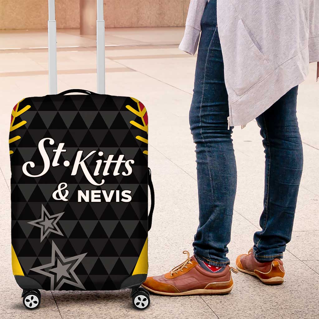 Saint Kitts and Nevis Cricket Patriots Luggage Cover St Kitts Nevis in Our Blood - Wonder Print Shop