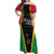 Custom Saint Kitts and Nevis Cricket Patriots Off Shoulder Maxi Dress St Kitts Nevis in Our Blood - Wonder Print Shop