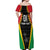 Custom Saint Kitts and Nevis Cricket Patriots Off Shoulder Maxi Dress St Kitts Nevis in Our Blood - Wonder Print Shop