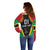 Custom Saint Kitts and Nevis Cricket Patriots Off Shoulder Sweater St Kitts Nevis in Our Blood