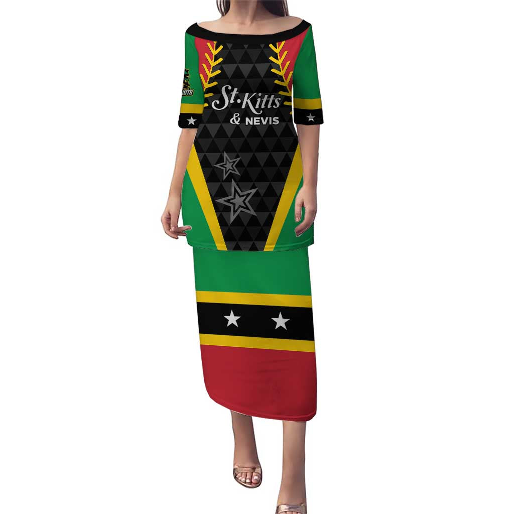 Custom Saint Kitts and Nevis Cricket Patriots Puletasi St Kitts Nevis in Our Blood - Wonder Print Shop