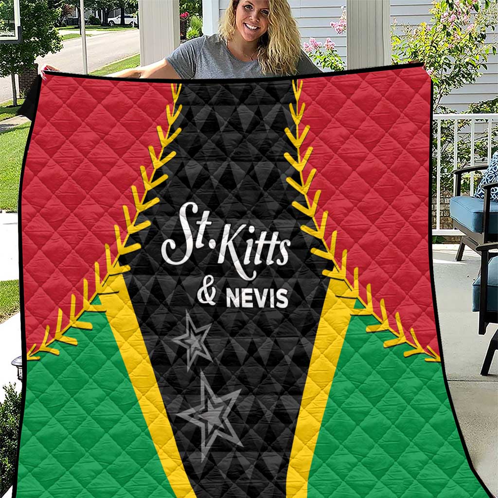 Saint Kitts and Nevis Cricket Patriots Quilt St Kitts Nevis in Our Blood - Wonder Print Shop