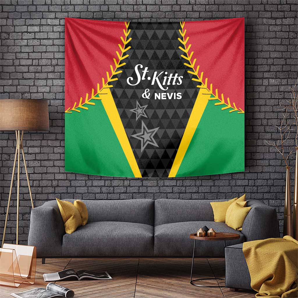 Saint Kitts and Nevis Cricket Patriots Tapestry St Kitts Nevis in Our Blood