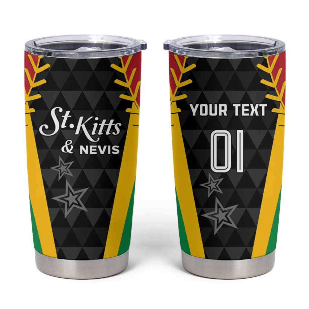 Custom Saint Kitts and Nevis Cricket Patriots Tumbler Cup St Kitts Nevis in Our Blood