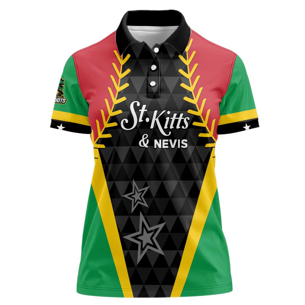 Custom Saint Kitts and Nevis Cricket Patriots Women Polo Shirt St Kitts Nevis in Our Blood - Wonder Print Shop