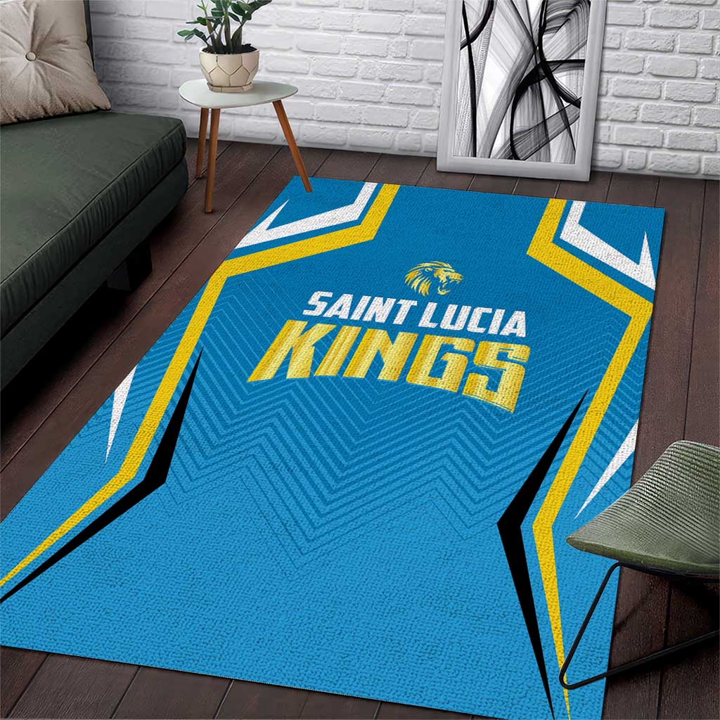 Saint Lucia Cricket Area Rug St Lucia Stars Champions 2024