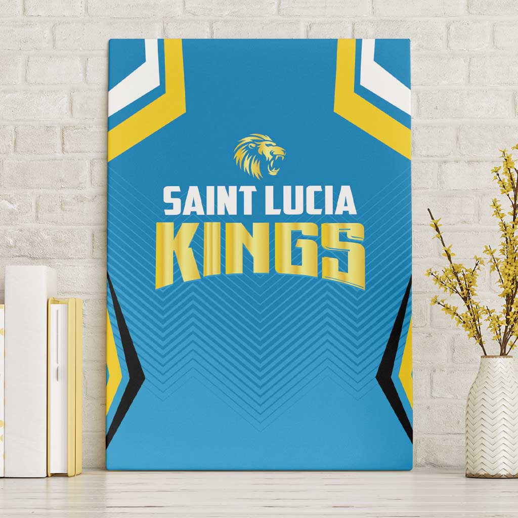 Saint Lucia Cricket Canvas Wall Art St Lucia Stars Champions 2024 - Wonder Print Shop