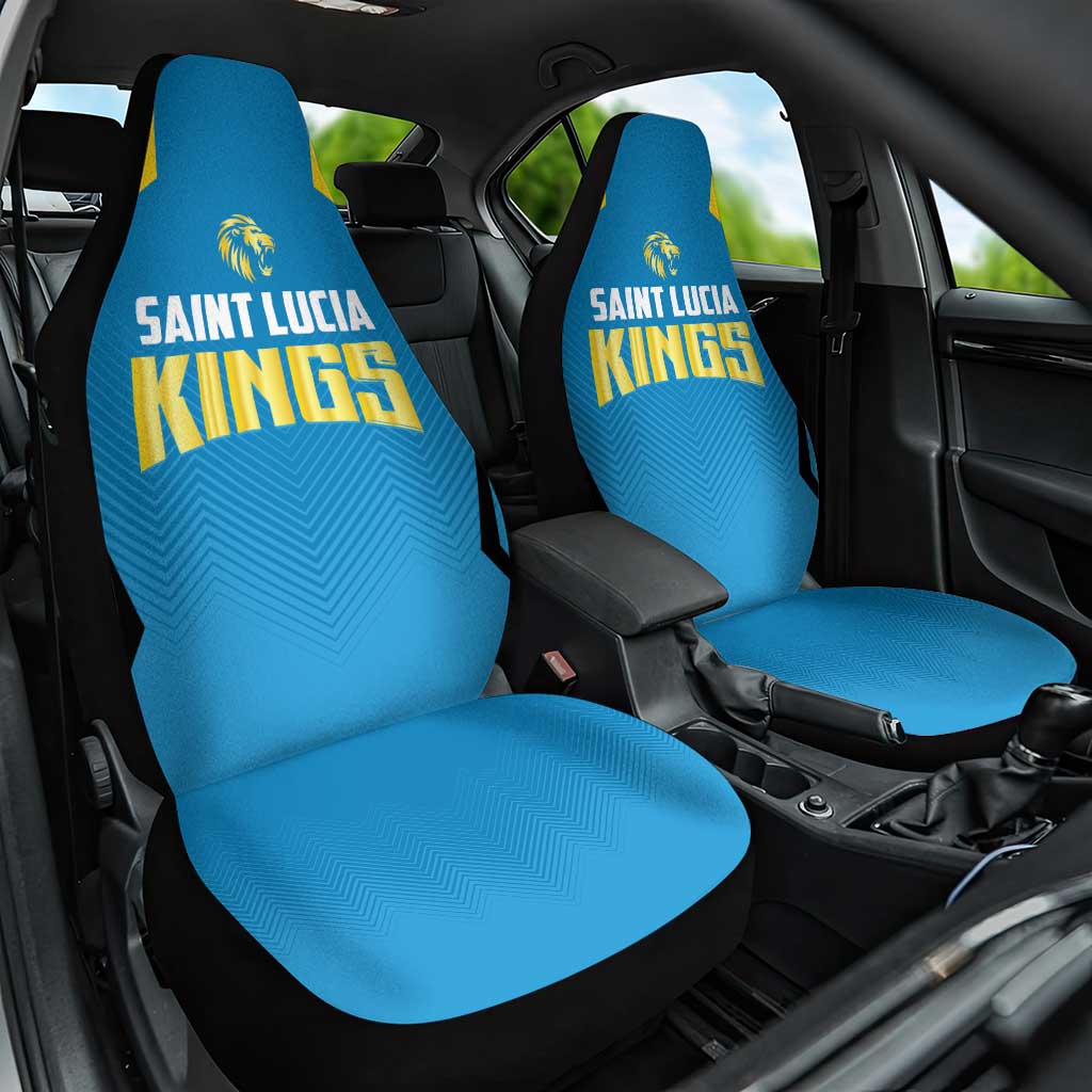 Saint Lucia Cricket Car Seat Cover St Lucia Stars Champions 2024 - Wonder Print Shop