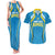 Custom Saint Lucia Cricket Couples Matching Tank Maxi Dress and Hawaiian Shirt St Lucia Stars Champions 2024 - Wonder Print Shop