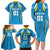 Custom Saint Lucia Cricket Family Matching Long Sleeve Bodycon Dress and Hawaiian Shirt St Lucia Stars Champions 2024 - Wonder Print Shop