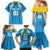 Custom Saint Lucia Cricket Family Matching Mermaid Dress and Hawaiian Shirt St Lucia Stars Champions 2024 - Wonder Print Shop