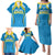 Custom Saint Lucia Cricket Family Matching Puletasi and Hawaiian Shirt St Lucia Stars Champions 2024 - Wonder Print Shop