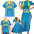 Custom Saint Lucia Cricket Family Matching Short Sleeve Bodycon Dress and Hawaiian Shirt St Lucia Stars Champions 2024 - Wonder Print Shop