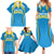 Custom Saint Lucia Cricket Family Matching Summer Maxi Dress and Hawaiian Shirt St Lucia Stars Champions 2024 - Wonder Print Shop