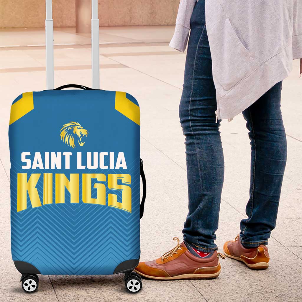 Saint Lucia Cricket Luggage Cover St Lucia Stars Champions 2024 - Wonder Print Shop