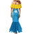 Custom Saint Lucia Cricket Mermaid Dress St Lucia Stars Champions 2024 - Wonder Print Shop