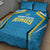 Saint Lucia Cricket Quilt Bed Set St Lucia Stars Champions 2024 - Wonder Print Shop