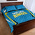 Saint Lucia Cricket Quilt Bed Set St Lucia Stars Champions 2024 - Wonder Print Shop