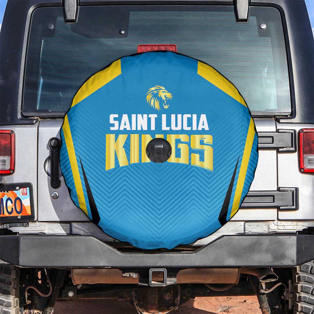 Saint Lucia Cricket Spare Tire Cover St Lucia Stars Champions 2024 - Wonder Print Shop