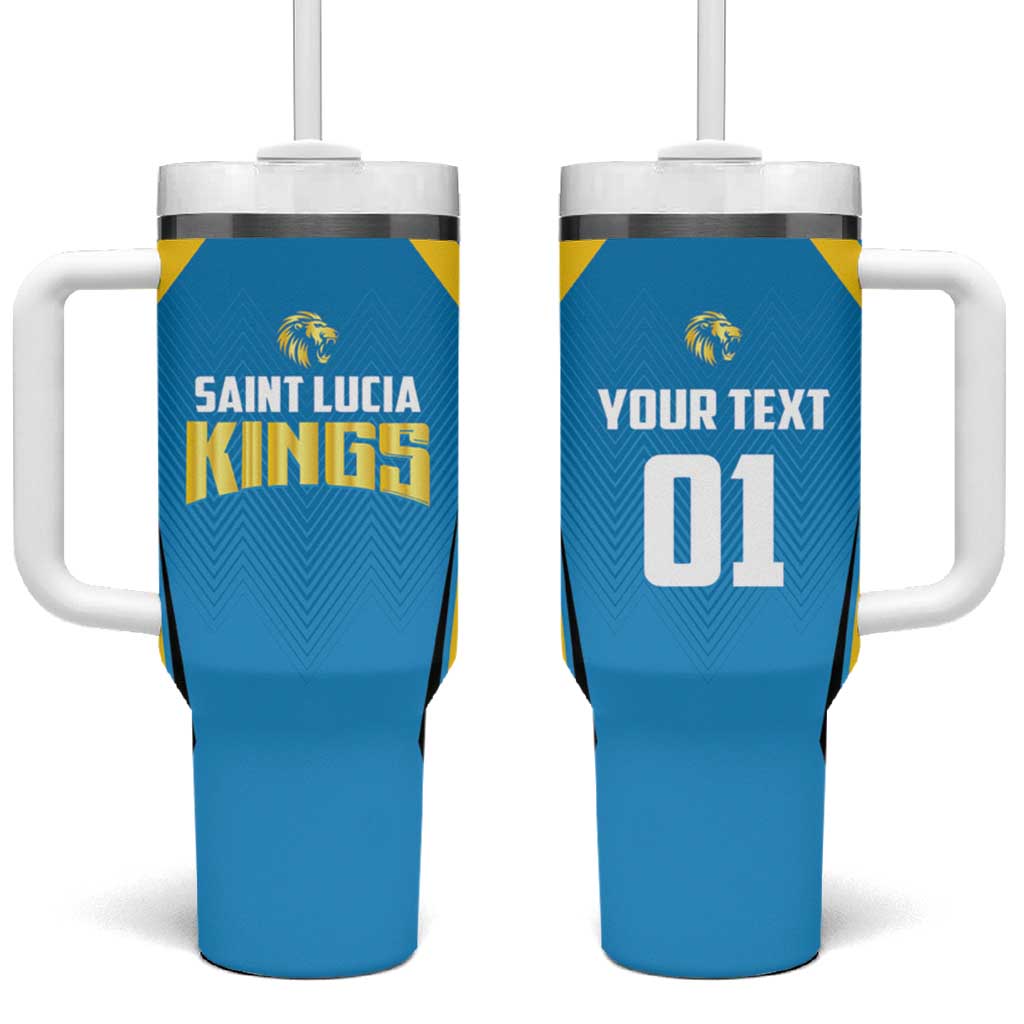 Custom Saint Lucia Cricket Tumbler With Handle St Lucia Stars Champions 2024