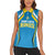 Custom Saint Lucia Cricket Women Sleeveless Polo Shirt St Lucia Stars Champions 2024 - Wonder Print Shop