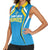 Custom Saint Lucia Cricket Women Sleeveless Polo Shirt St Lucia Stars Champions 2024 - Wonder Print Shop