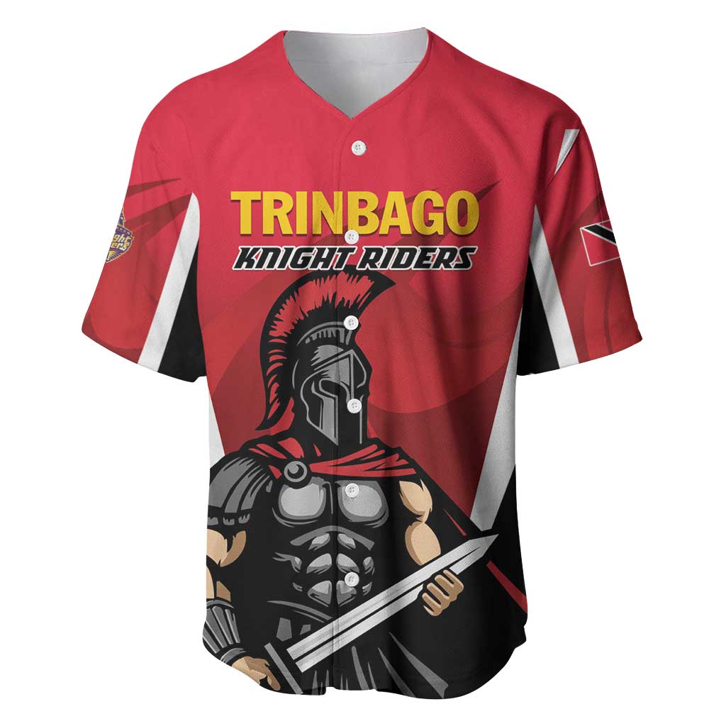 Custom Trinidad and Tobago Cricket Knight Riders Baseball Jersey Trinbago Wave The Red - Wonder Print Shop