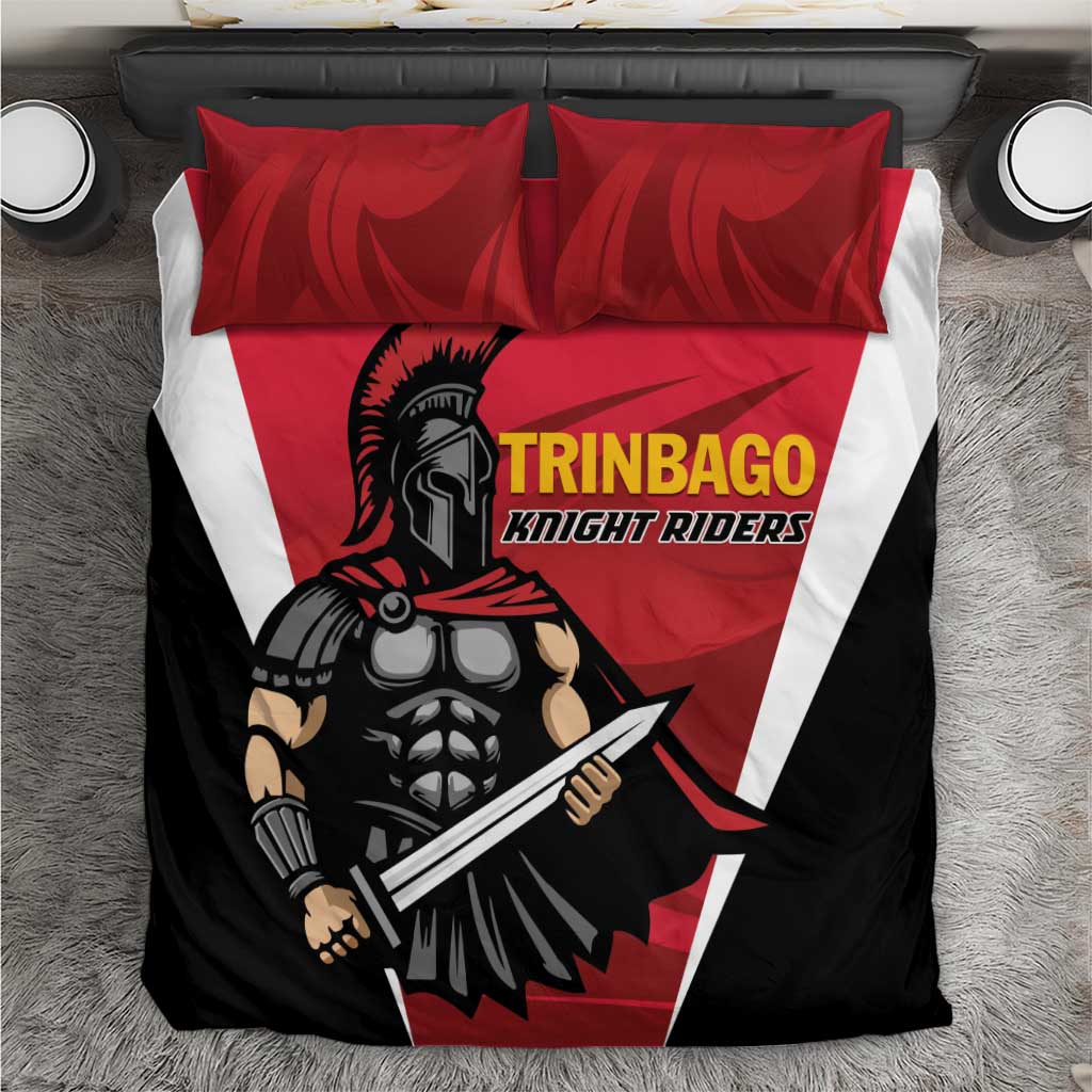 Trinidad and Tobago Cricket Knight Riders Bedding Set Trinbago Wave The Red