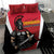 Trinidad and Tobago Cricket Knight Riders Bedding Set Trinbago Wave The Red - Wonder Print Shop