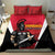 Trinidad and Tobago Cricket Knight Riders Bedding Set Trinbago Wave The Red - Wonder Print Shop