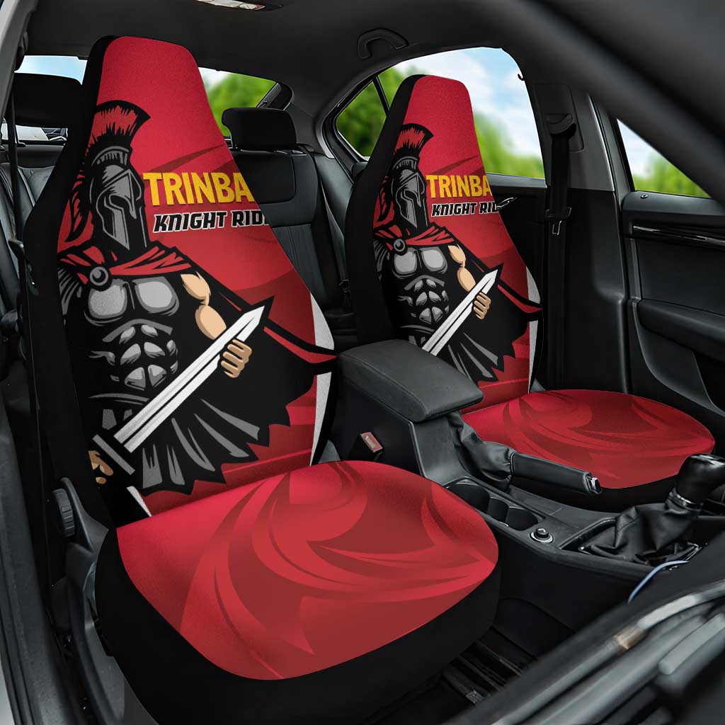 Trinidad and Tobago Cricket Knight Riders Car Seat Cover Trinbago Wave The Red - Wonder Print Shop